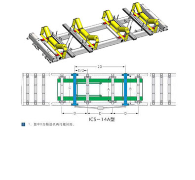 皮帶秤結構原理圖